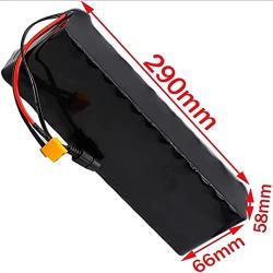 Grideto E-Bike Lithium Ion Battery Pack 60V 20Ah 18650 16S3P Built in 30A BMS with Charger Same Port Suitable for Below 1000W Motors Electric Scooter Lithium Battery Pack