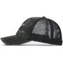 ARKOSKNIGHT Embroidered Tesia Hats Cross Ponytail Hat Washed Distressed Mesh Womens Baseball Cap Dad Hat Ponytail Hat for Women(Ponytail Black)