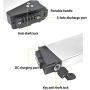 Jieoto E-Bike Lithium-ion Battery 36V 8AH 10AH 13AH 15AH Folding Bike Replacement Battery with Charger and BMS Protection Board, for Electric Bicycle 250W 350W 500W 750W 1000W Motor