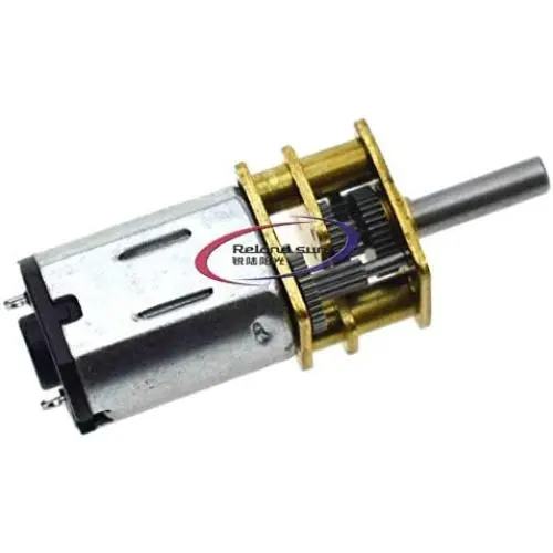 Mini DC N20 3V 6V12V 15RPM 30RPM 50RPM 60RPM 100RPM 200RPM 300RPM 500RPM 1000RPM Micro Speed Reduction Gear Motor with Metal Gearbox (3V 300 rpm)