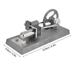 DIY Stirling Engine Set,Stirling Engine Model Zinc Alloy Wide Application Easy to Assemble for Physical Learning for Science Projects for Machinery Learning