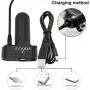 FLYFISH Portable Outdoor Camping Shower,Bidet Handheld Water Sprayer,Two 2200mAh Rechargeable Batteries,Water Pump for Camping, Hiking,Outdoor Travel
