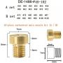 Alyone (12 Pieces Per Pack) 5mm Carburetor Jets for Mikuni Vm22 Vm24 Vm26 125 150 Main Jets (A Set)