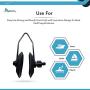 MARINE CITY Universal Professional Boat Motor Durable Water Flusher Large Rectangular Cap Ear Muffs Flush Away Sand Salt 5/8 Inches Hose for Marine Outboard Engine Flushing Hardware (Pack of 1)