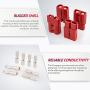 Orion Motor Tech Wire Connector 4 Pack, 175A Wire Harness Plug Kit for 2 to 4 Gauge Cables, 12V to 36V Battery Quick Connect Disconnect Set for Car Bike ATV Winches Lifts Motors More, Set of 4, Red