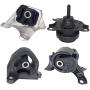 Engine Motor and Transmission Mount Compatible with 2002 2003 2004 2005 Acura RSX 2.0L 4PCS A4528 A4508 A4567 A4549