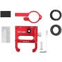 DS. DISTINCTIVE STYLE Aluminum Universal Bike Phone Mount for 31.8 mm Handlebar 360 Degree Rotatable Motorcycle Phone Holder Adjustable Cycling Phone Mount - Red