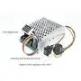 PWM DC Motor Speed Controller 10V-55V 40A Stepless DC Motor Speed Controller with Forward-Brake-Reverse Switch Ajustable Potentiometer &Digital Display