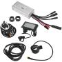 VGEBY Bicycle Speed Controller Kit, Electric Bike Motor Controller 22A Speed Controller 36V 48V with S900 Panel 1 to 2 Cable for 500W Motor