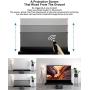 VIVIDSTORM-ALR Screens,S PRO P 110 inch Perforate Sound Transparent ALR UST Motor Tension pop-up Projector Screen 16: 9 Home Theatre System Compatible with UST Laser TV Projector,VSDSTUST110HP-WB