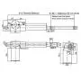 INTBUYING Electric Linear Actuator 100mm（3.94inch）12V DC with Mounting Bracket Heavy Duty 6000N/1320LB Actuators Controller