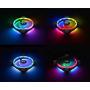Thermaltake Riing Trio 140mm 16.8 Million RGB Color (Alexa, Razer Chroma) Software Enabled 3 Light Rings 30 Addressable LED 9 Blades Hydraulic Bearing Case/Radiator Fan, 3 Pack, CL-F077-PL14SW-A