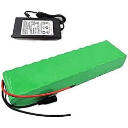 Jieoto 24V 12Ah Ebike Battery 24 Volts 12000mAh 7S 4P Lithium Battery Pack for 500W 350W 250W Motors for Electric Scooter Go-Kart Power Wheelchairs with BMS + Charger