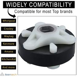Heavy Duty 285753A Metal Motor Coupling Kit for Whirlpool & Kenmore Washers - Replaces Part Numbers: AP3963893,PS1485646,1195967,285753AVP,21003,280152,285140,285743