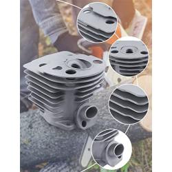 44MM Cylinder Piston Gasket Compression Release Valve Kit For HUSQVARNA 350 346 351 353 Chainsaw Engine Motor Parts