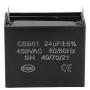 Condensateur de Démarrage, CBB61 AC 450V AC 24µF 50/60Hz pour Moteur UL/RU Listé 400/350/300/250VAC Condensateur de Démarrage, CBB61 AC 450V AC 24µF 50/60Hz pour Moteur UL/RU Listé 400/350/300/250VAC
