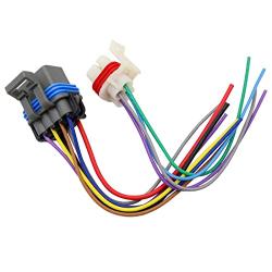 ‎SecosAutoparts 4L60E 4L80E 65E Neutral Safety Switch Pigtails Switch Connectors 7 & 4 Wire Compatible with GM 1995 to 2004 4-Speed Automatic Transmission