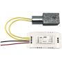 Anntem Wireless Remote Control Switch 433mhz rf Transmitter and Receiver kit dc12v Motor Transfer Starter Battery Power Small Motor Forward+Reverse+Stop Steering Remote Control Controller