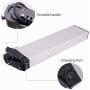 Jieoto Ebike Battery 36V 10ah/12ah 48v 7.5ah/9ah Folding Built-in Electric Bike Lithium Battery for 750W 500W 350W Bike Motor