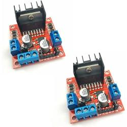FainWan 2Packs L298N Motor Drive Controller Board Module Dual H Bridge DC Stepper for Ar-duino