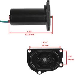 Caltric Compatible with Tilt Trim Motor 12V 2 Wire Mercury Marine Outboard 20 50 25HP 50HP 827675A1