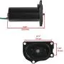 Caltric Compatible with Tilt Trim Motor 12V 2 Wire Mercury Marine Outboard 20 50 25HP 50HP 827675A1