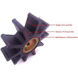 Outboard Engine 47-F40065-1 47-F40065-2 18-3084 Water Pump Impeller for Mercury Chrysler Force 35HP 55HP Boat Motor