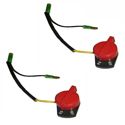 Interrupteur d'arrêt Moteur ON/OFF Compatible Honda GX120 GX160 GX200 GX240 GX270 GX340 GX390 - Pack de 2 Interrupteur d'arrêt Moteur ON/OFF Compatible Honda GX120 GX160 GX200 GX240 GX270 GX340 GX390 - Pack de 2