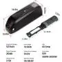 H HAILONG Ebike Lithium Battery 48v/36V/52V 15AH, Lithium Battery for 350W 500W 750W 1000W Electric Mountain Bike, Bike Motor Conversion Kit, Bicycle Motor Kit, Electric Bike Battey…