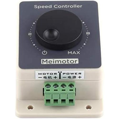 10V-60V PWM DC Motor Speed Controller,Waterproof PWM Controller Speed Regulator Stepless Variable Rotary Switches,Pulse Width Modulator PWM Motor Controller