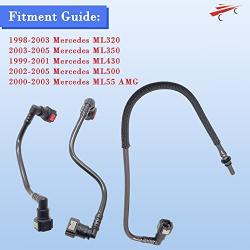 OKAY MOTOR Fuel Filter Hose Fuel Hose Line Kit for Mercedes ML320 ML430 ML55 AMG 3.2L 4.3L 5.5L