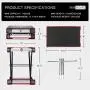 VIVOHOME Motorcycle Wide Deck Scissor Lift Jack with Steel Motorcycle ATV Scissor Lift Jack Crank Hoist Stand