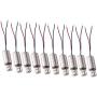 DC1.5-3V 6mm x 10mm Vibration Motor Miniature Micro Vibration Coreless Motor 11000RPM Small Electric Motors with 2 Wires - (10 Pcs)