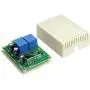 QIACHIP 12V Wireless RF Remote Control Relay Module Switch Receiver 2-Channel 433Mhz with 4 Smart Transmitters for DC Motor, Entrance Control 164ft Long Range(KR1202)