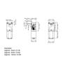 DC Brush 6V Mini Gear Motor, Micro Turbo Worm Geared Motor 1218GE‑N20 Reduction Geared Motor(DC 6V 70RPM)
