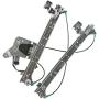 Rear Left Driver Side Power Window Regulator with Motor for Chevrolet Silverado 1500 3500 2001-2006 GMC Sierra 1500 2500 HD 3500