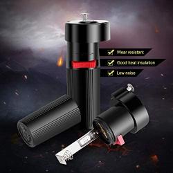 BBQ Rotator Motor Grill Motor, DC 1.5V D Size Solid Barbecue Rotisserie Rotator Turn Around Barbecue Rotator Motor BBQ Roast Bracket Accessory(Without Battery) (Color : Black)