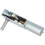 Fielect DC 6V 6RPM Reversible Worm Geared Motor High Torque Electric Gear Motor Turbine Worm Gear Box Reduction Motor, Single Shaft GW180