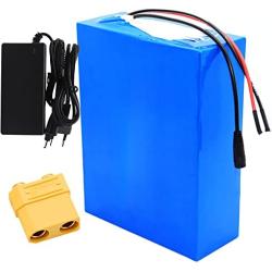 Jieoto 72V 20AH 30AH 40AH 1000W-2800W Electric Motorcycles Lithium Battery Pack Fit for Electric Scooter Electric Tricycles E-Bike Mopeds Battery with 3A-5A Charger+ BMS
