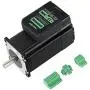JSS57P2N Nema23 2N.m Closed Loop Stepper Motor Integrated Digital Hybrid Servo Drive System 24-36VDC RS232 with 1000 encoder line for Robots,Cutting,Marking,CNC Router Engraving Machine