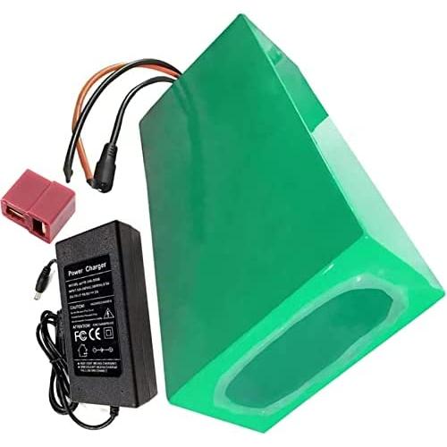 Jieoto E-Bike Battery Lithium Pack 48V 15AH Electric Bicycle Battery Lithium Battery with BMS and Charger, for 250W 350W 500W 800W Electric Bicycle Motor