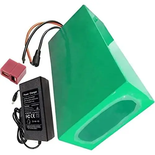 Jieoto E-Bike Battery Lithium Pack 48V 15AH Electric Bicycle Battery Lithium Battery with BMS and Charger, for 250W 350W 500W 800W Electric Bicycle Motor