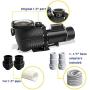 DoE-Compliant PureBy 2.0HP Dual Voltage 115/230v Pool Motor Pump with 1.5