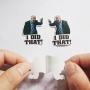I Did That Biden Stickers, 100Pcs 1.97x1.41 Inches Pointed to Your Right - Funny Sticker for Car Motorcycle Helmet Laptop Window (A)
