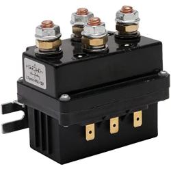 Replacement 12 Volt 500 Amp Winch Solenoid Contactor Relay - Compatible with Polaris Ranger 8000lb - 12000lbs and Other ATV, UTV, 4WD, SUV 4x4 Solenoid Winches 12V 15W - Wireless Remote System