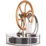 Sunnytech Low Temperature Stirling Hot Air Stirling Engine Twin Flywheels Education Toy LT001-M14-06-S