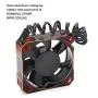 VGEBY 50mm Motor Cooling Fan, RC Motor Heatsink 10000 RPM ESC Cooling Fan 8.5V/for 1/8 1/5 1/6 RC Sensored Brushless Motor
