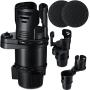 Car Cup Holder Adjustable Automotive Cup Holders 2 in 1 Multifunctional Cup Holder Extender Adapter Vehicle Mounted Cup Drink Holder with 2 Car Cup Holder Insert (Dark Black)