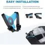 YALLSAME Helmet Chin Mount for GoPro Action Camera Go Pro Motorcycle Strap Attachment Full Face Helmet Rhino Mount Accessories for GoPro Hero 10 9 8 7 6 5 4 3 Camera for Racing High-Speed Sport