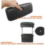 R RUIYA Armrest Box Protector for Universal Auto Car Center Console Armrest Extender General Motors Elbow & Forearm Wrist Rest Support Adjustable Height Comfort Pads (Brown)